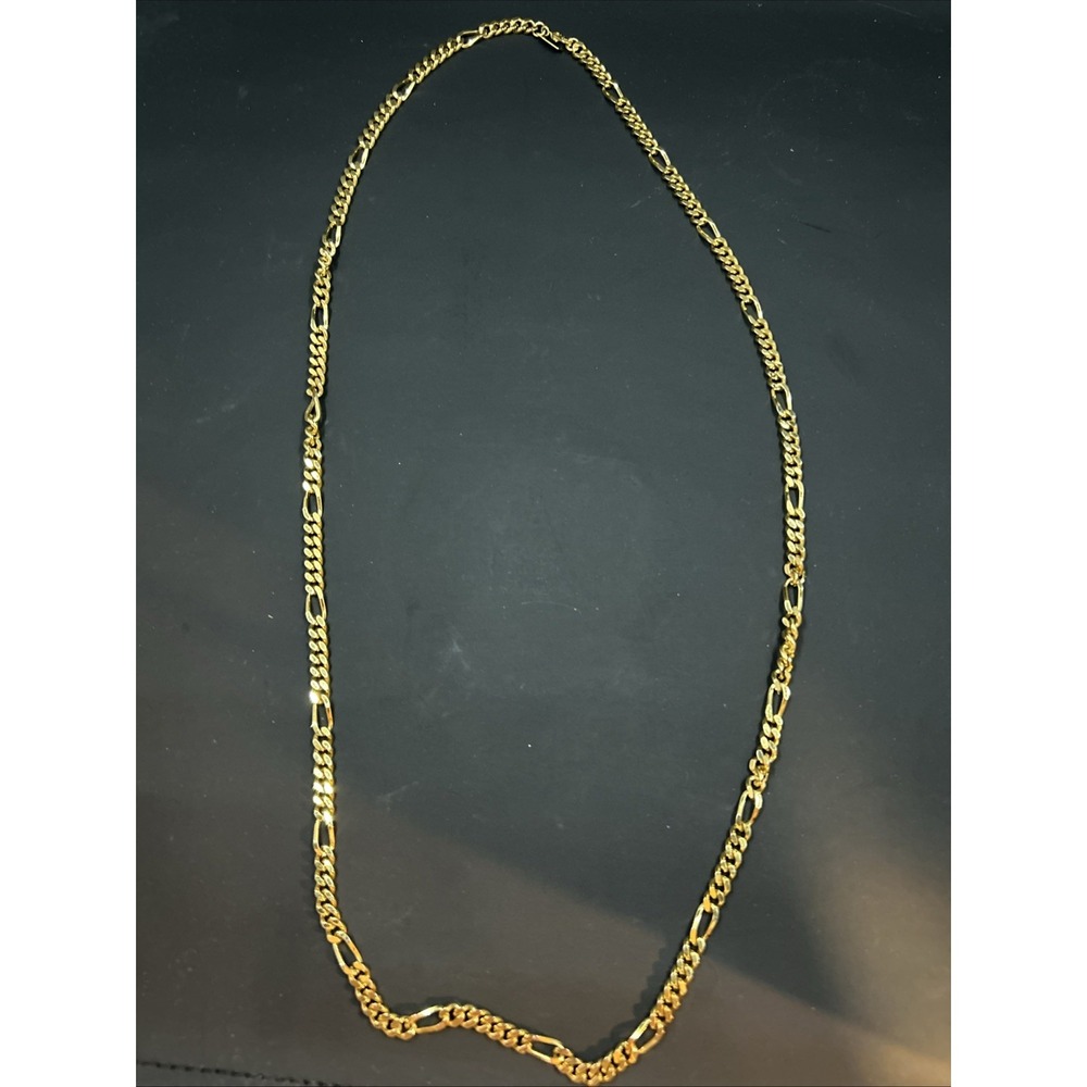 Vintage Monet Goldtone Figaro Chain Necklace